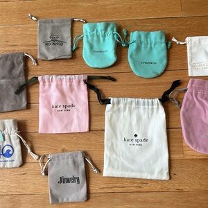 Pouches Pack of 10, Kate Spade / Tiffany & co.